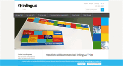 Desktop Screenshot of inlingua-trier.de